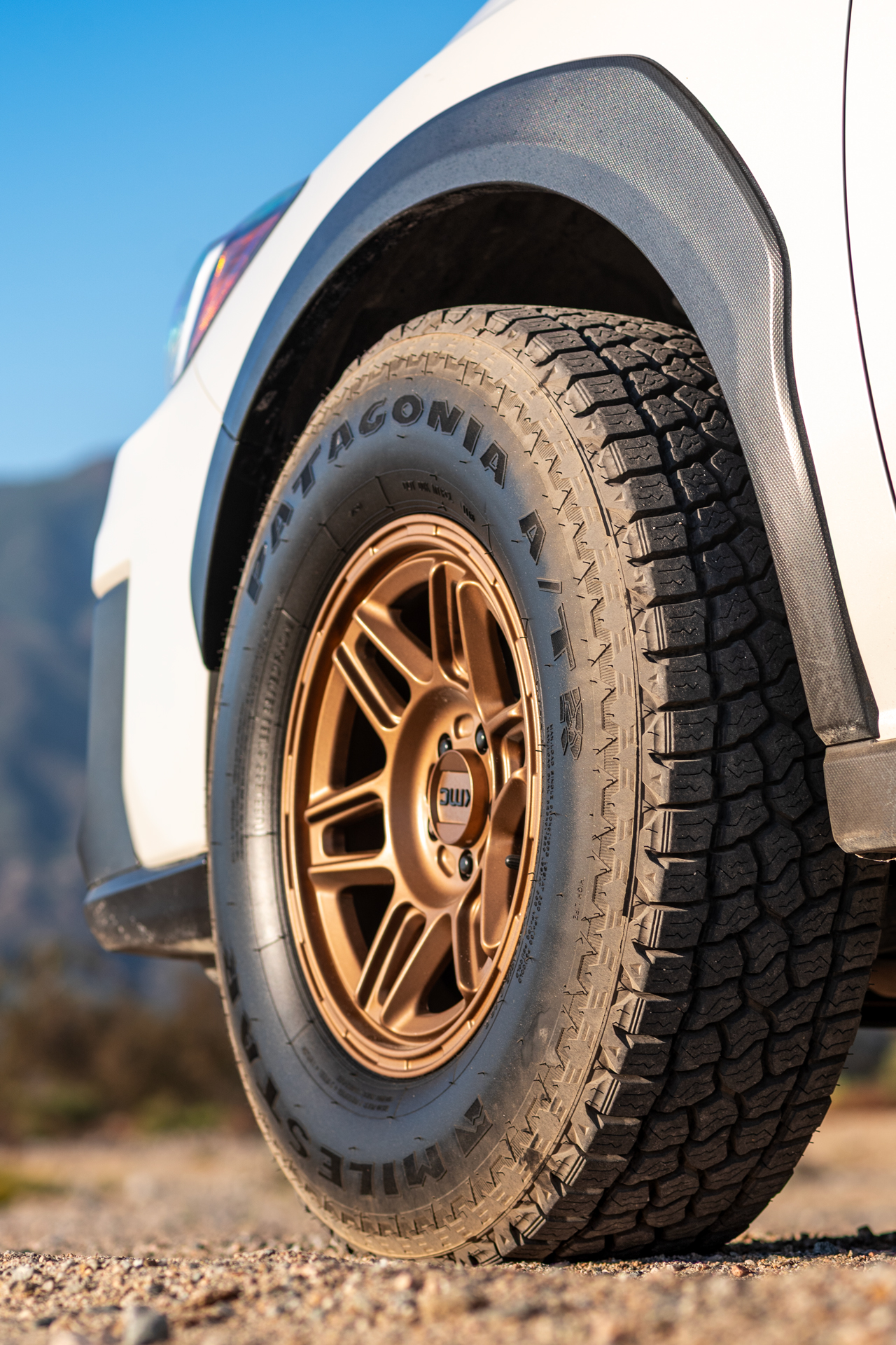milestar at r on white subaru crosstrek