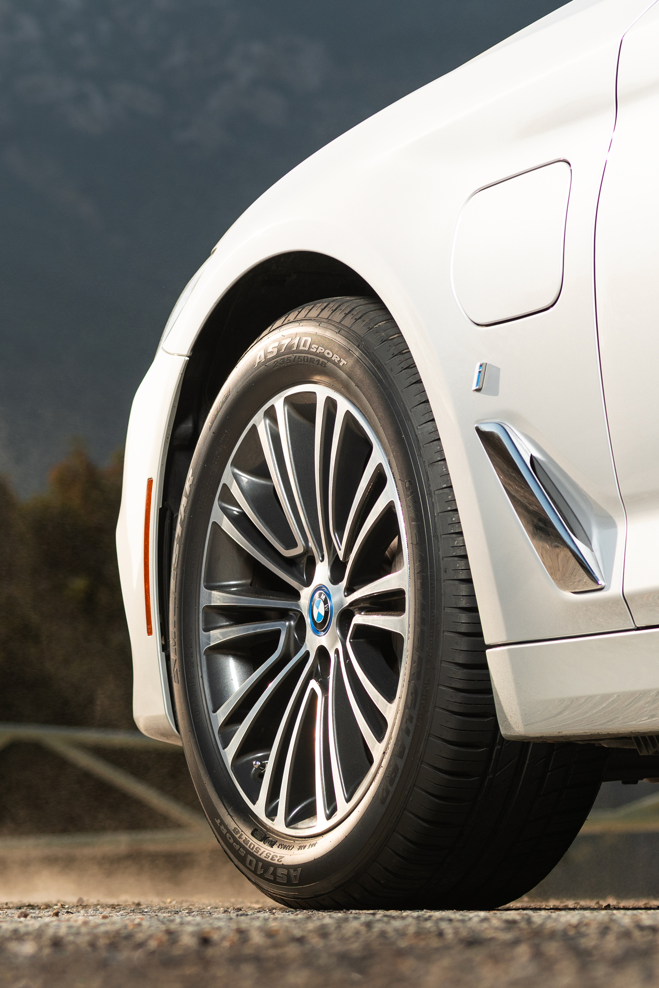 Weatherguard AS710 Tire on Silver BMW