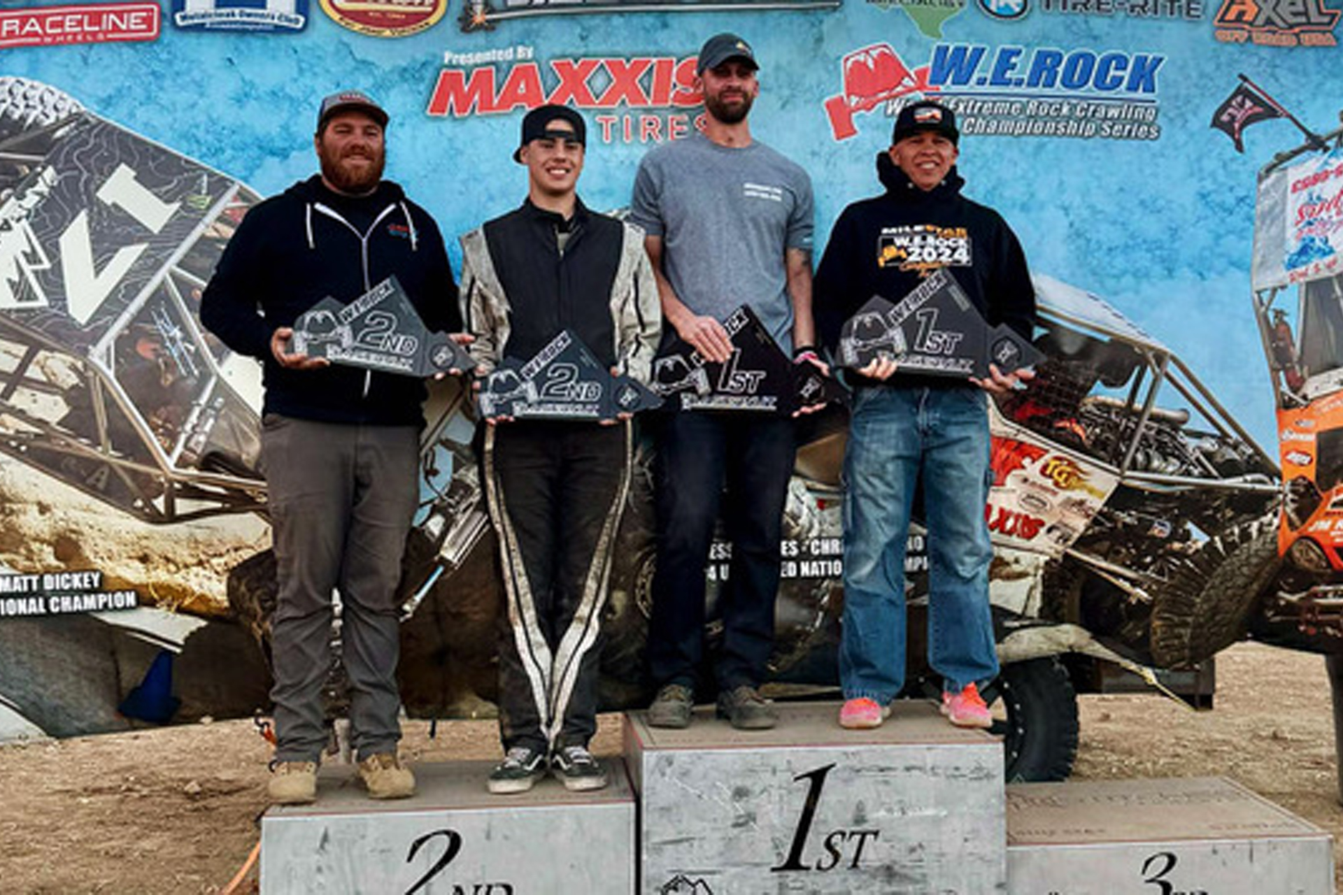 podium at w.e. rock 2025